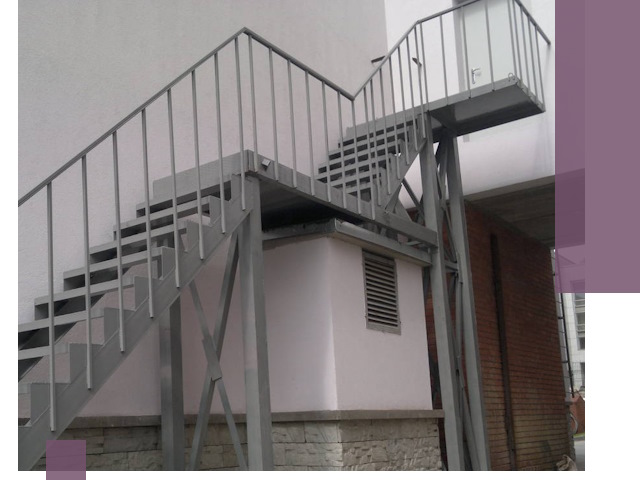 Монтаж пожарных лестниц под ключ в Зеленокумске с гарантией качества