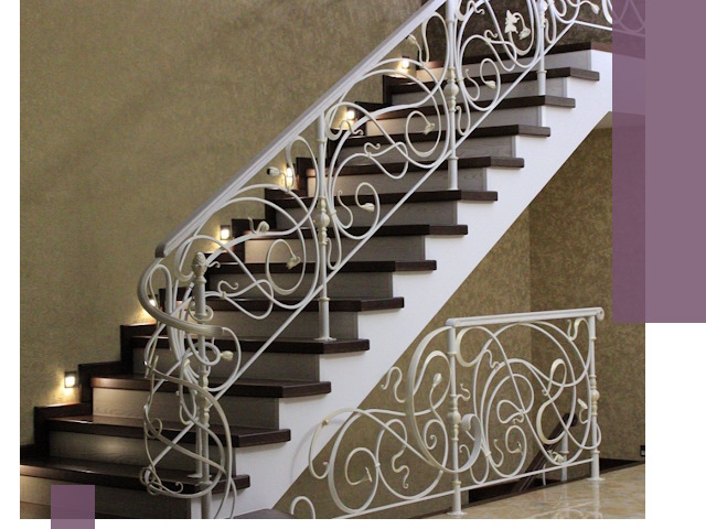 Кованые лестницы под ключ в Зеленокумске — изготовление и монтаж