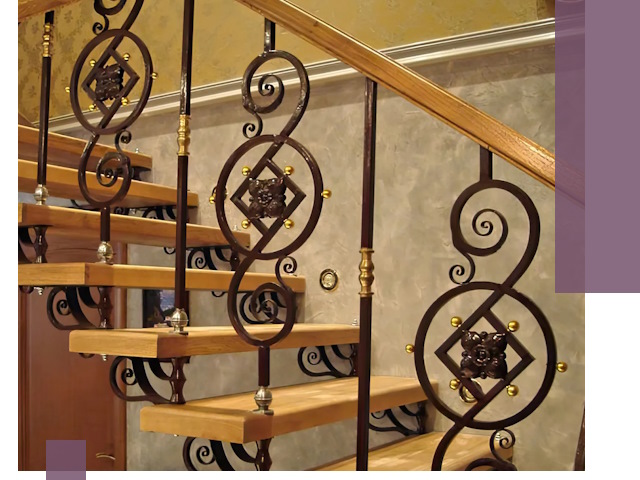 Изготовление кованых лестниц под ключ в Зеленокумске