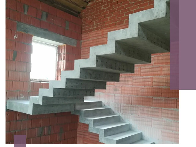 Бетонные лестницы под ключ в Зеленокумске: монтаж, демонтаж, ремонт