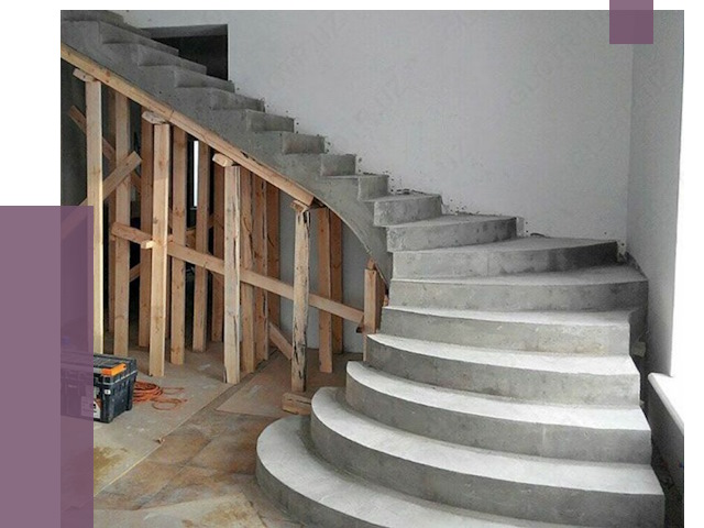Изготовление бетонных лестниц под ключ в Зеленокумске от 19855 руб. | ПРОЛЁТ-Злм