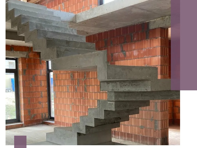 Изготовление бетонных лестниц под ключ в Зеленокумске