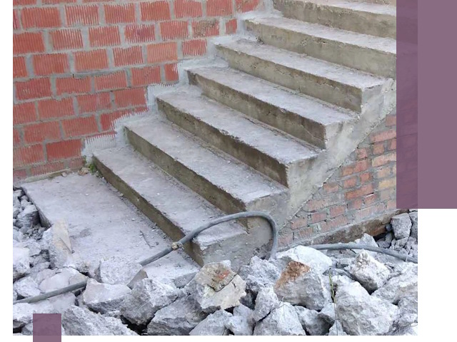 Демонтаж бетонных лестниц в Зеленокумске: быстро и безопасно