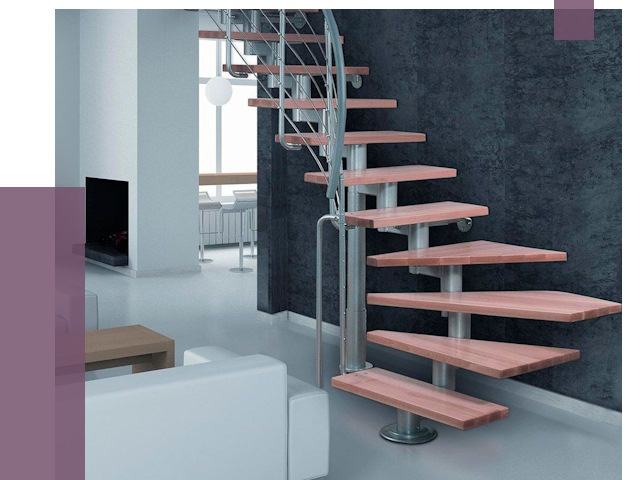 Модульные лестницы в Зеленокумске от 16800 руб. — купить в ПРОЛЁТ-Злм