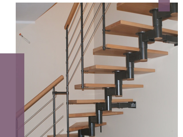 Изготовление модульных лестниц в Зеленокумске от 11455 руб. 