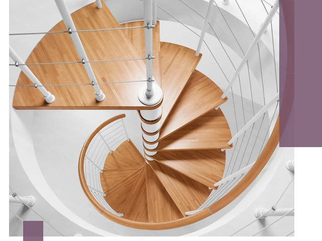 Изготовление винтовых лестниц под ключ в Зеленокумске