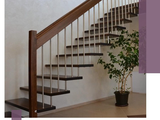 Лестницы на больцах под ключ в Зеленокумске – изготовление и монтаж