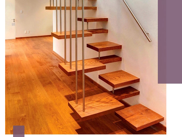 Лестницы «гусиный шаг» на заказ в Зеленокумске для узких пространств