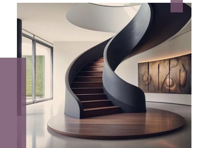 Элитные лестницы под заказ в Зеленокумске от 188367 руб. — ПРОЛЁТ-Злм