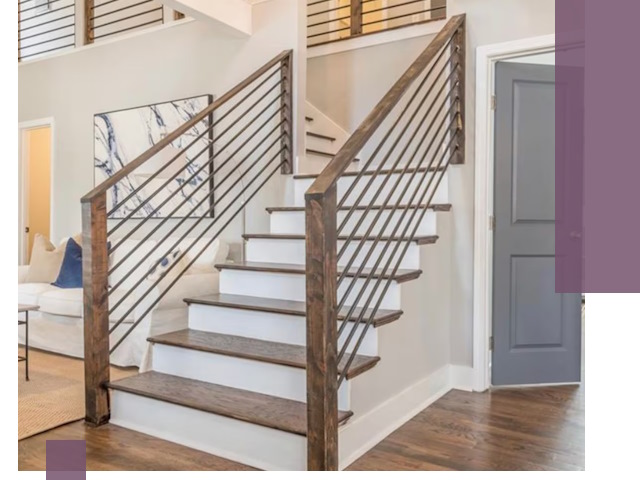 Лестницы для коттеджа под ключ в Зеленокумске — изготовление и монтаж