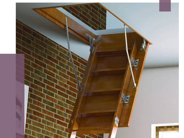 Установка чердачной лестницы в Зеленокумске от 7789 руб. | ПРОЛЁТ-Злм