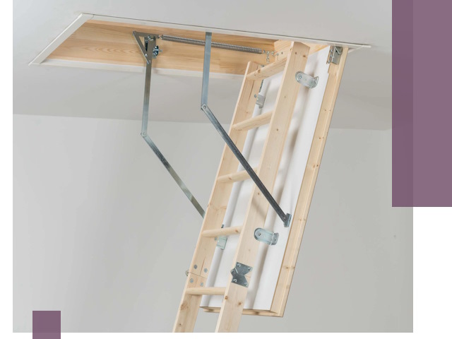 Установка чердачной лестницы под ключ в Зеленокумске