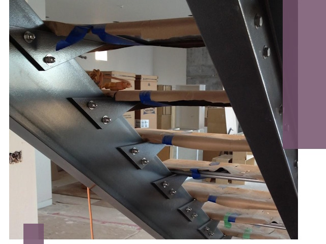 Усиление лестничных конструкций и усиление опор в Зеленокумске