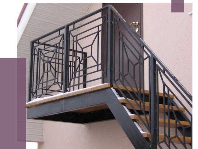 Металлические перила в Зеленокумске от 4276 руб.  | ПРОЛЁТ-Злм