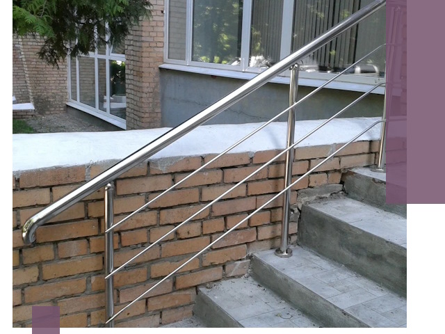 Перила из нержавеющей стали высокого качества в Зеленокумске