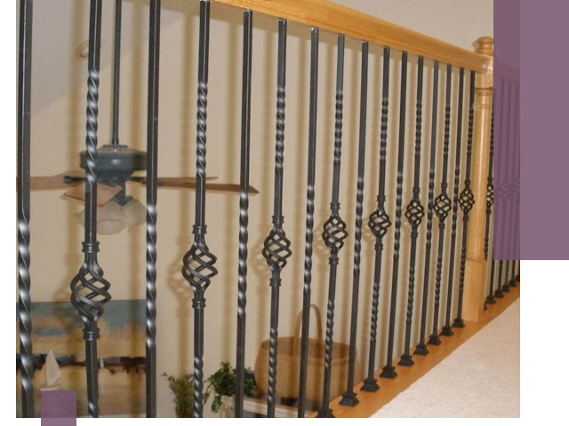 Изготовление и монтаж кованных перил в Зеленокумске под ключ