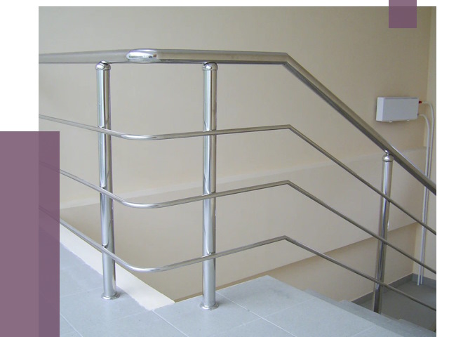 Алюминиевые перила в Зеленокумске от 6313 руб. под ключ | ПРОЛЁТ-Злм