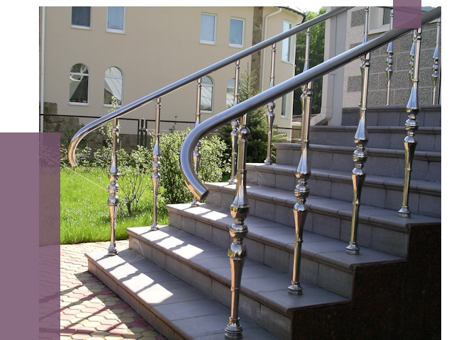 Перила для крыльца в Зеленокумске от 10691 руб. — монтаж ПРОЛЁТ-Злм