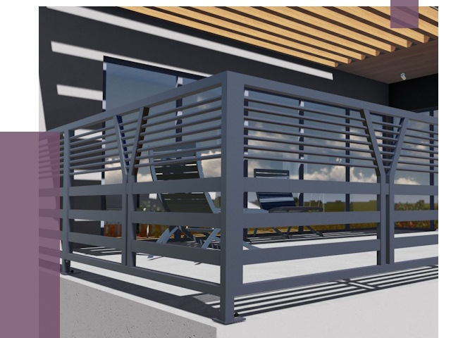 Изготовление балконных ограждений в Зеленокумске от 10691 руб. | ПРОЛЁТ-Злм