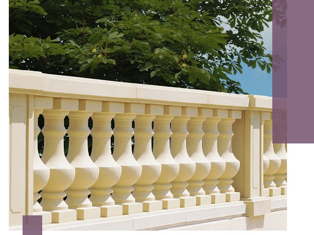 Установка балюстрады в Зеленокумске: изготовление и монтаж под ключ