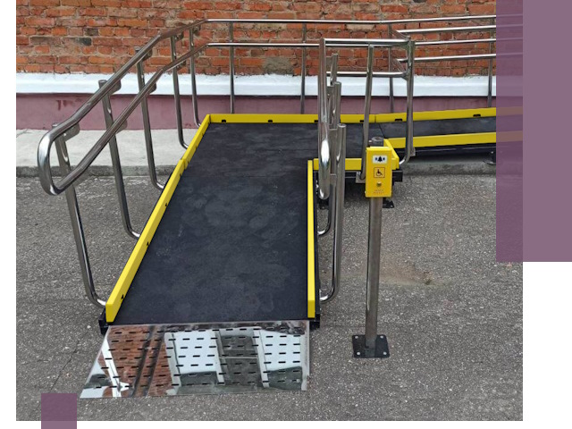 Изготовление наклонных пандусов для инвалидов в Зеленокумске