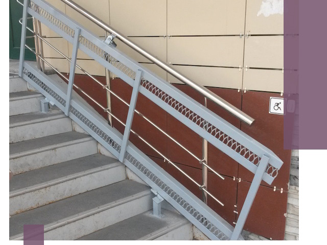 Изготовление откидных пандусов под ключ в Зеленокумске