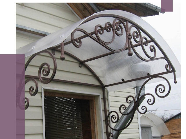 Изготовление козырьков в Зеленокумске от 7331 руб. — заказать | ПРОЛЁТ-Злм