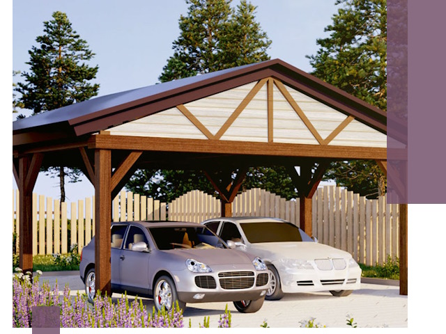 Навесы для автомобиля в Зеленокумске — изготовление и монтаж