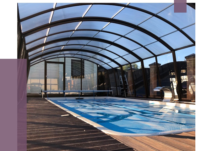 Навесы для бассейна в Зеленокумске от 16698 руб. под ключ | ПРОЛЁТ-Злм