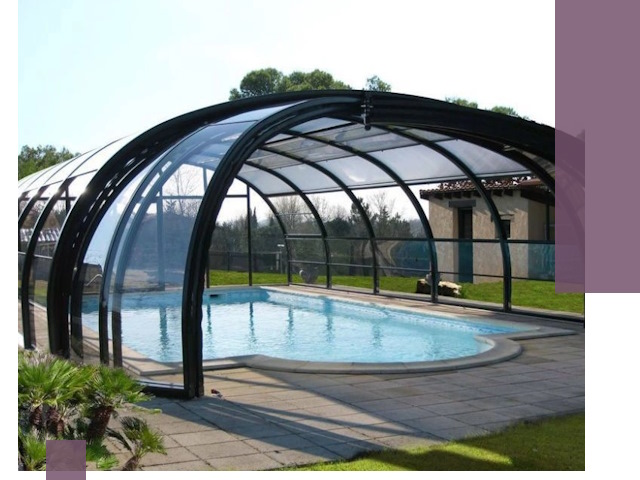 Навесы для бассейна в Зеленокумске: изготовление и монтаж под ключ