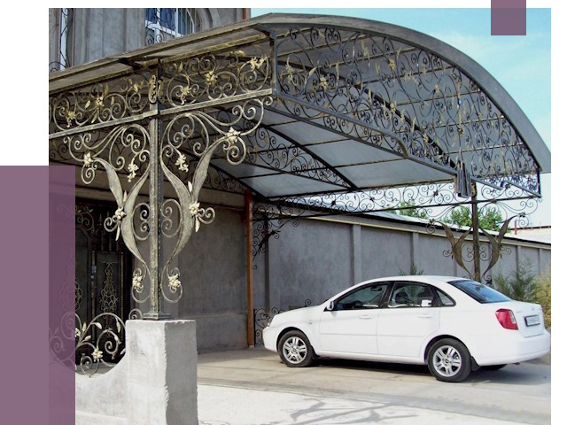 Кованые навесы в Зеленокумске от 14509 руб. | ПРОЛЁТ-Злм