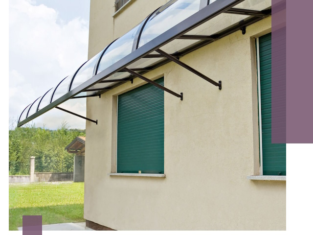Козырьки над окнами в Зеленокумске — изготовление и монтаж по выгоде