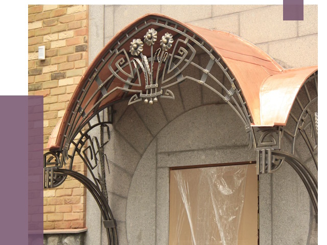 Арочные козырьки в Зеленокумске от 14509 руб. 