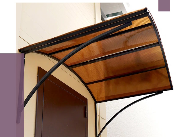 Недорогие козырьки в Зеленокумске от 7555 руб.  | ПРОЛЁТ-Злм