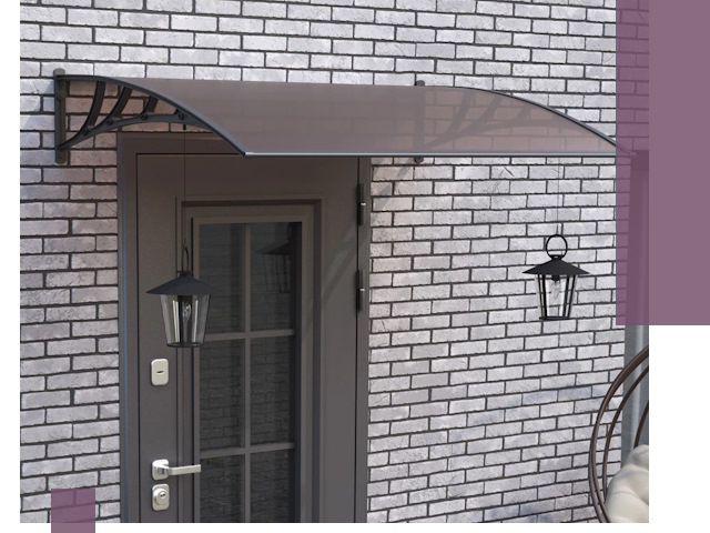 Недорогие козырьки и навесы под ключ в Зеленокумске