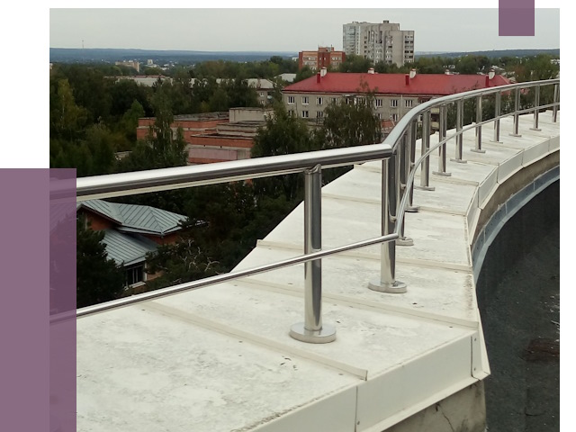 Парапеты и ограждения кровли в Зеленокумске от 4938 руб. 
