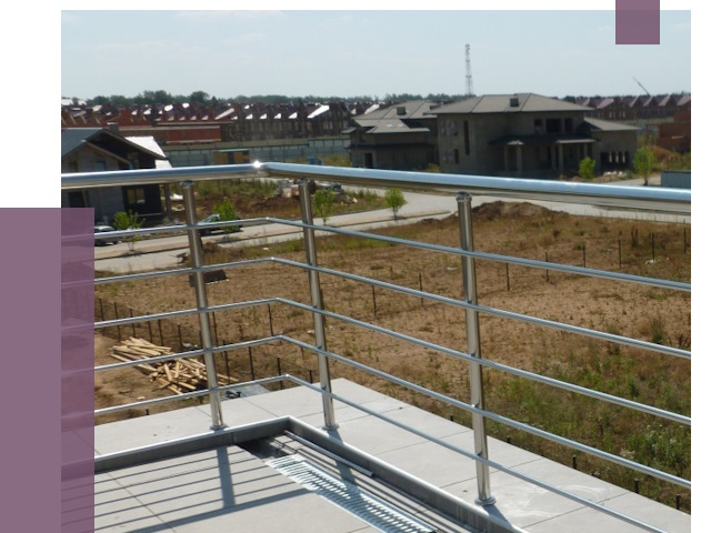 Парапеты из нержавеющей стали в Зеленокумске от 7942 руб. за м² | ПРОЛЁТ-Злм