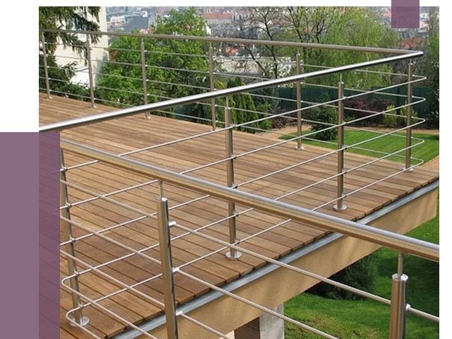 Алюминиевые парапеты в Зеленокумске под ключ от 7738 руб. 