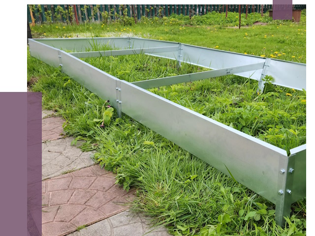 Металлические бордюры для грядок в Зеленокумске от 1782 руб. 