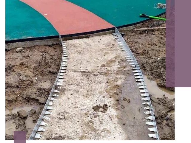 Металлические бордюры для дорожек в Зеленокумске — монтаж и изготовление