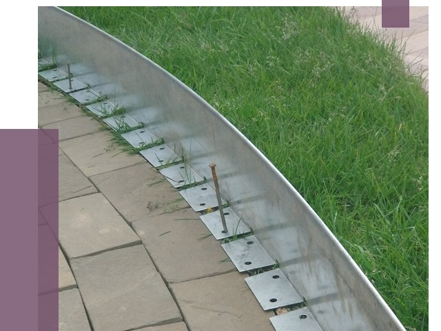 Металлические бордюры для тротуаров в Зеленокумске от 8655 руб.