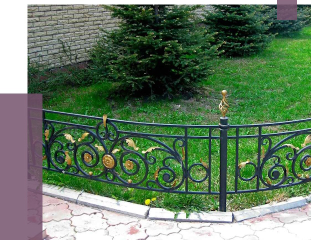 Кованые газонные ограждения в Зеленокумске от 7586 руб. — ПРОЛЁТ-Злм