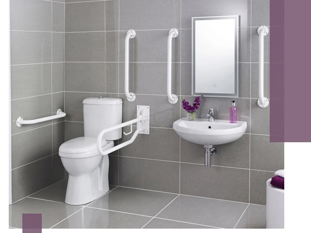 Поручни для санузлов в Зеленокумске: установка, ремонт и монтаж