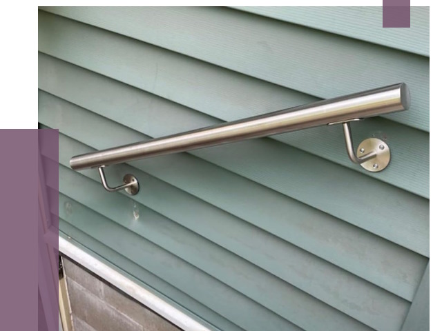 Поручни из нержавеющей стали в Зеленокумске от 7637 руб.  | ПРОЛЁТ-Злм